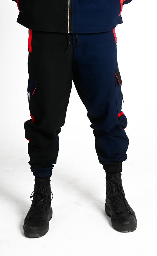 X-Line Combats (pants) - Navy & Red