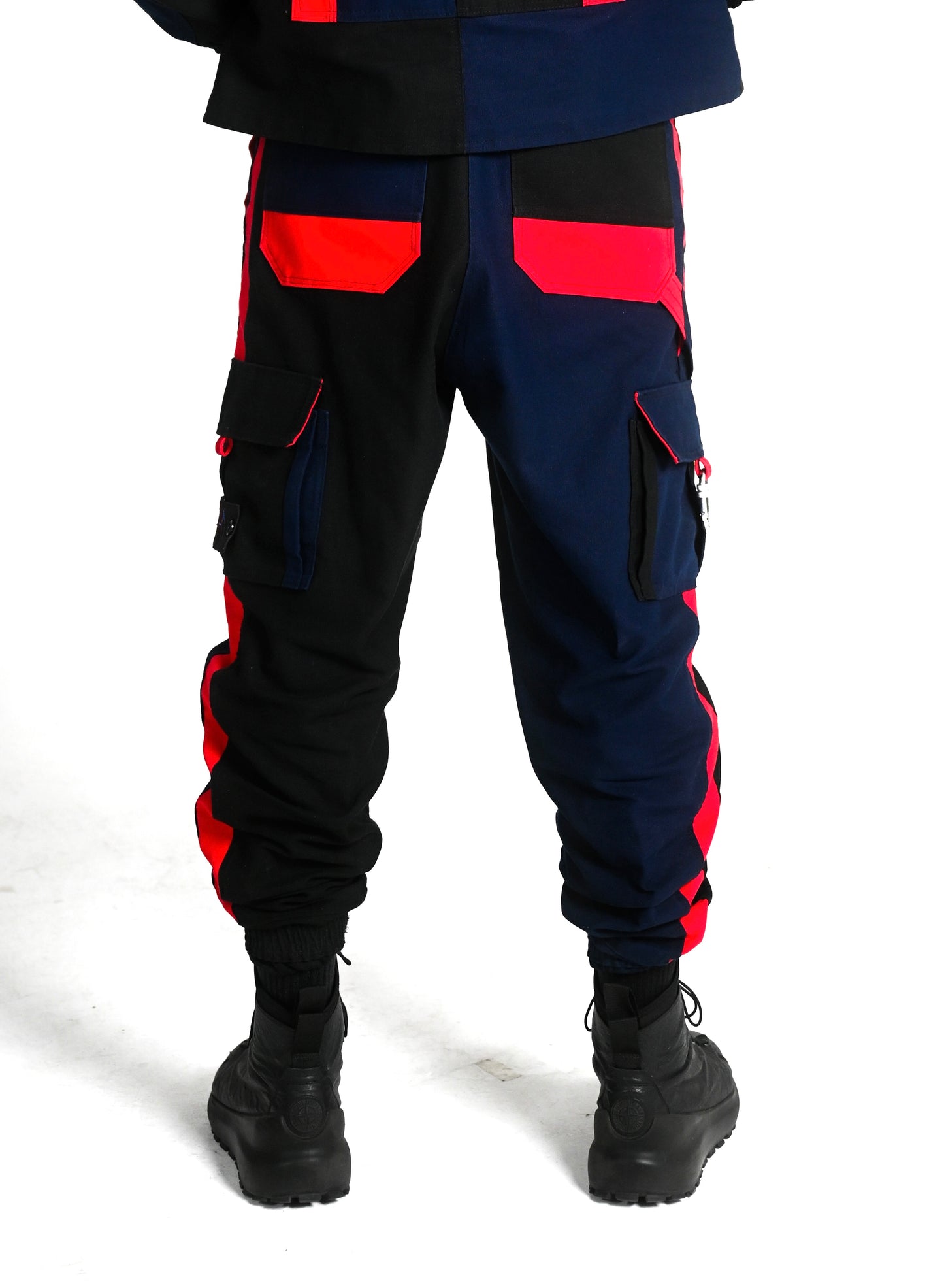 X-Line Combats (pants) - Navy & Red